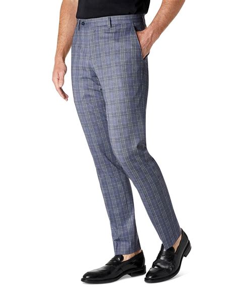 red plaid pants michael kors|Michael Kors Modern Fit Plaid Wool Blend Dress Pants on SALE.